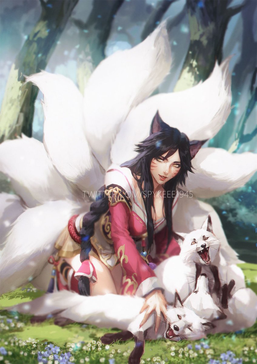 Play.🦊 For: A.R. #Ahri #LeagueOfLegends #ArtofLegends #LeagueOfLegendsFanArt