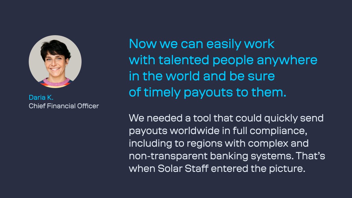 annsolarstaff's tweet photo. This is what @sumsub thinks about our service. If you also want easily work with talented people anywhere in the world DM me. https://t.co/tV65IvWo8d