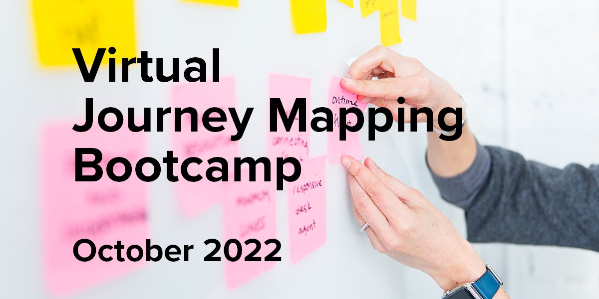 🐦🐦🐦 Early bird pricing 🐦🐦🐦 on my last Journey Mapping bootcamp for 2022 goes through next Friday, Sept 2. Register before you leave for Labor Day weekend and save! Bootcamp dates are Oct 18/19 and Oct 25/26. kerrybodine.com/virtual-journe… #UX #CX #servicedesign