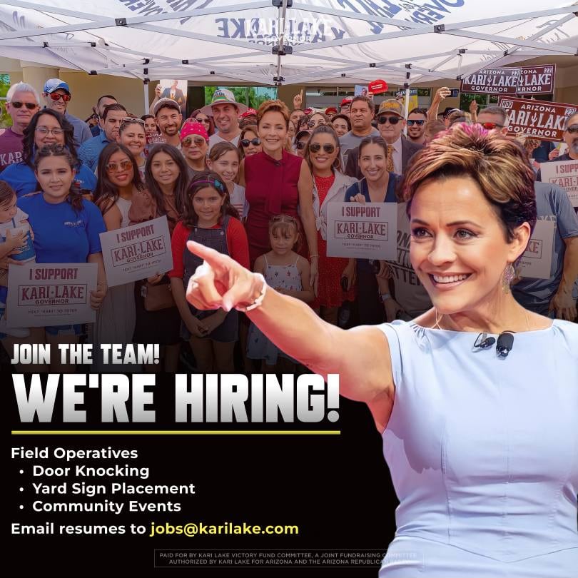 latinosforlake's tweet photo. Hola Arizona Family!! Want to Join Team Lake? Now is your chance we are HIRING Field Operatives! Send us your resume to jobs@karilake.com and be part of history! #nowhiring #fieldoperative #karizona #teamlake #latinosforlake #azjobs #campaignjobs https://t.co/2VoAxFhjWv