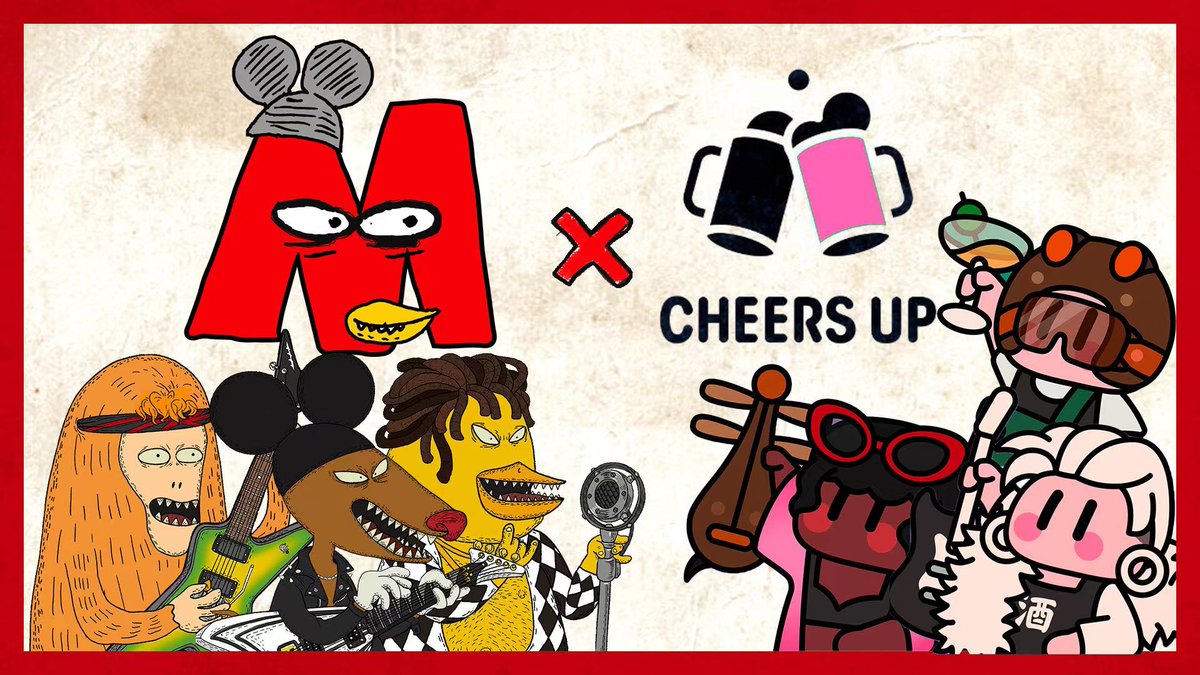 CheersUP_NFT's tweet photo. 🍻Cheers UP X Peking Monsters🍻

🎸Bold, retro, nostalgic
🎶Created by Peng Lei
✨Heading to Rock³verse

👇7 Backstage List
https://t.co/FQodjR9wGh

Extra 1 Backstage List + 5 Cheers UP Emoji:
1⃣Follow
@Peking_Monsters 
@CheersUP_NFT 
2⃣Join DC https://t.co/MqDYCdTnNU
3⃣♥️+RT
48h https://t.co/7nrke9DkOi