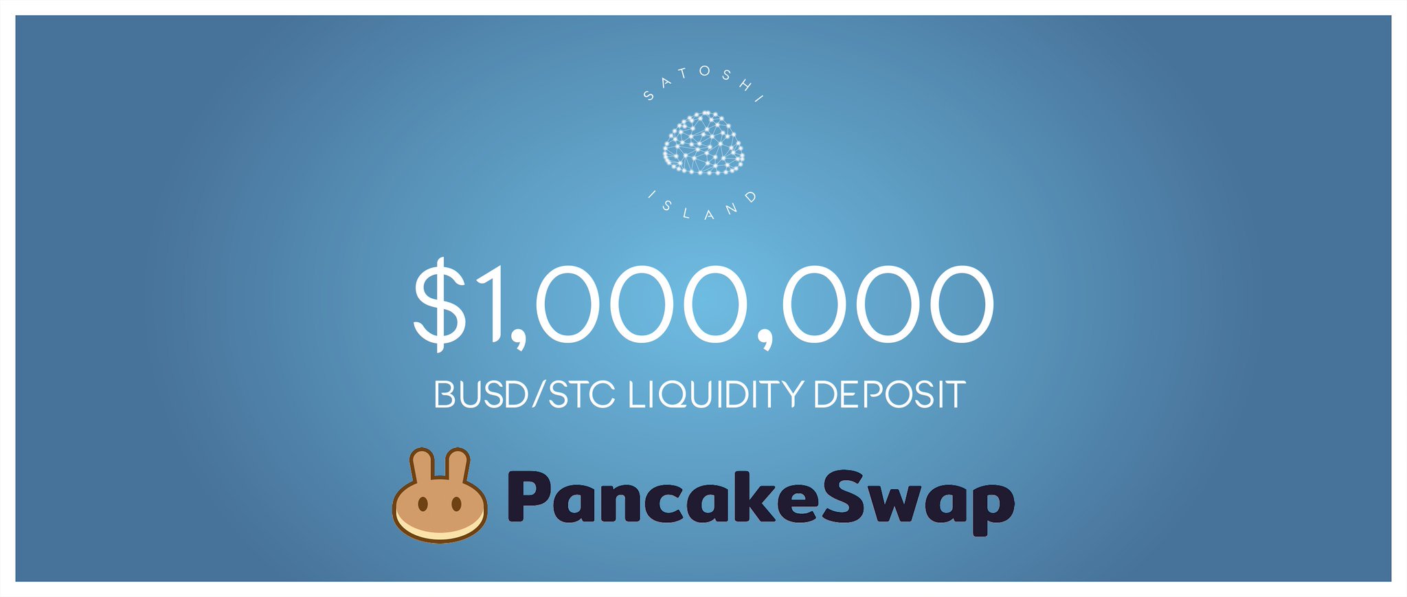 Satoshi Island on Twitter "LIQUIDITY DEPOSITED!🥞💧 1,000,000 worth of