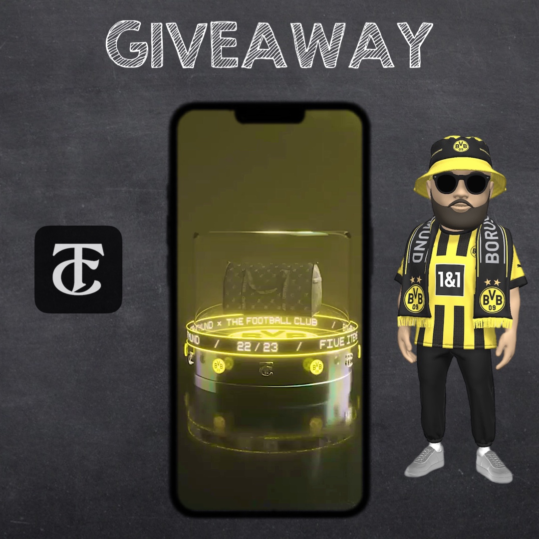Stefan Gajduk (@stefgajduk) on Twitter photo Zeit für ein GIVEAWAY 🖤💛
<a href="/play_tfc/">The Football Club</a> hat mir DREI!!! BVB Bags zum Verlosen zur Verfügung gestellt! DANKE 🙌🏽
Alles was ihr tun müsst:
- <a href="/play_tfc/">The Football Club</a> & <a href="/stefgajduk/">Stefan Gajduk</a> folgen
- retweeten & liken
- mit eurem TFC Namen kommentieren
Zum Spiel gegen Hertha wird ausgelost 🥁 Zeit für ein GIVEAWAY 🖤💛
<a href="/play_tfc/">The Football Club</a> hat mir DREI!!! BVB Bags zum Verlosen zur Verfügung gestellt! DANKE 🙌🏽
Alles was ihr tun müsst:
- <a href="/play_tfc/">The Football Club</a> & <a href="/stefgajduk/">Stefan Gajduk</a> folgen
- retweeten & liken
- mit eurem TFC Namen kommentieren
Zum Spiel gegen Hertha wird ausgelost 🥁