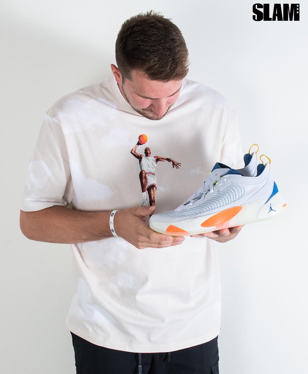 SLAMKicks's tweet photo. An exclusive interview with Luka Doncic on the upcoming Jordan Luka 1. Tap in: https://t.co/AtOv94bZoE https://t.co/mRJhsIj45i
