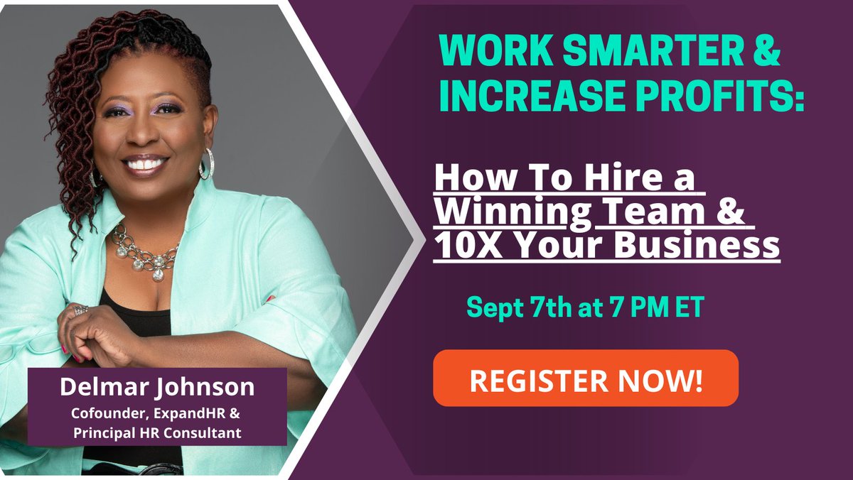 Hiring can cause much anxiety startups and scaling small businesses.  And pre-planning plays a key role combating the that overwhelm?  Have you prepared for your growth or is fear causing roadblocks?  I'm going to talk about that 9/7/22 at howtohiremasterclass.com Join us there!