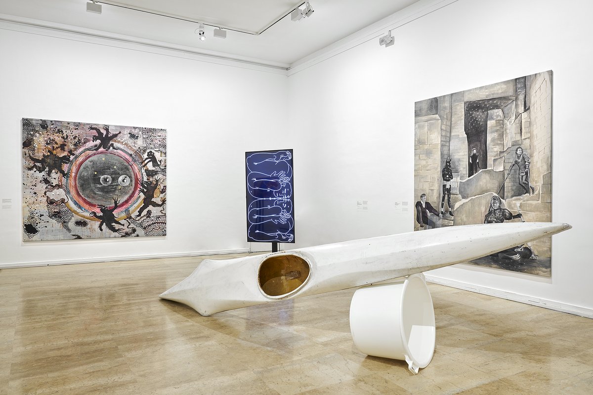 MAM's tweet photo. ⏳ J-4 avant la fin de l'accrochage Des corps, des écritures. Regards sur l’art d’aujourd’hui, dans les collections contemporaines du #MAMParis !

👉 Plus d'infos : https://t.co/nJbMBkonSq
🎫 Entrée libre et sans réservation

📸 Pierre Antoine

#collectionsMAM https://t.co/RP8otiTpNu