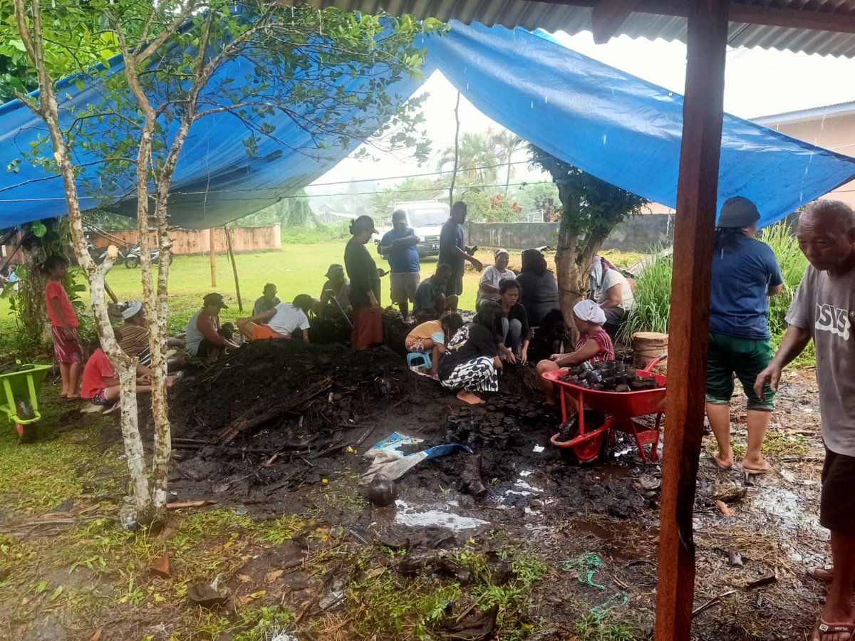 AkeMalamo's tweet photo. Progres Kebun Bibit Desa (KBD) belokasi di Desa Seki Kecamatan Galela Selatan Kabupaten Halmahera Utara. Pengisian Polybag dan Persiapan Persemaian.

#kbd
#ditjenpdasrh
#klhk https://t.co/IAkqj2c8ov