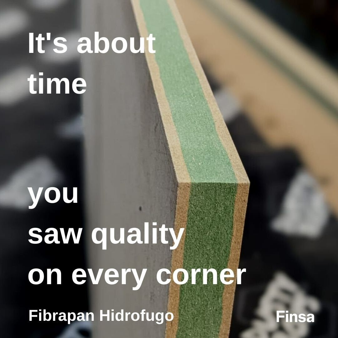 Save time. Save money. It's about time you try it. Hidrofugo from Finsa UK provides the ultimate when it comes to manufacturing & machining performance. @FinsaUK #FibrapanHidrofugo