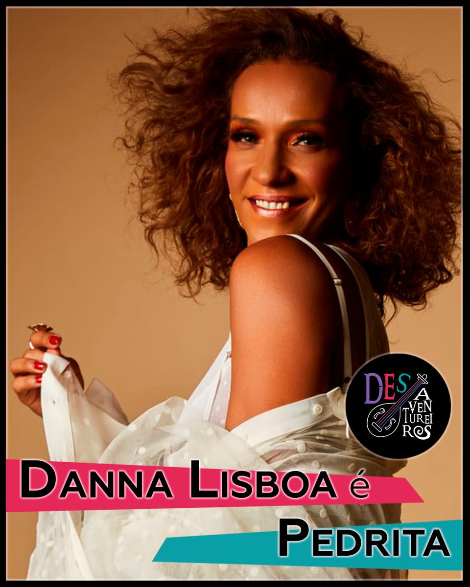 mare_geek's tweet photo. Revelação de elenco em plena quarta-feira: a espetacular @dannalisboa se junta ao elenco da 3ª temporada de Desaventureiros no papel de Pedrita! 
Quem é essa poderosa figura que paira ao lado de Valquíria preparando chás de rejuvenescimento e soprando tempestades para longe? ❤️
+ https://t.co/JofXahrMex