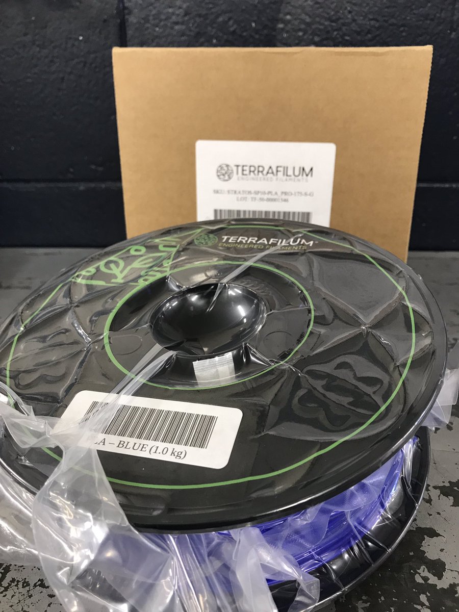 C_GEngineering's tweet image. A big thank you goes out to Terrafilum! They are a 3d printing filament manufacturer here in Cary IL who is helping us with filament for our printers. Check them out! terrafilum.com