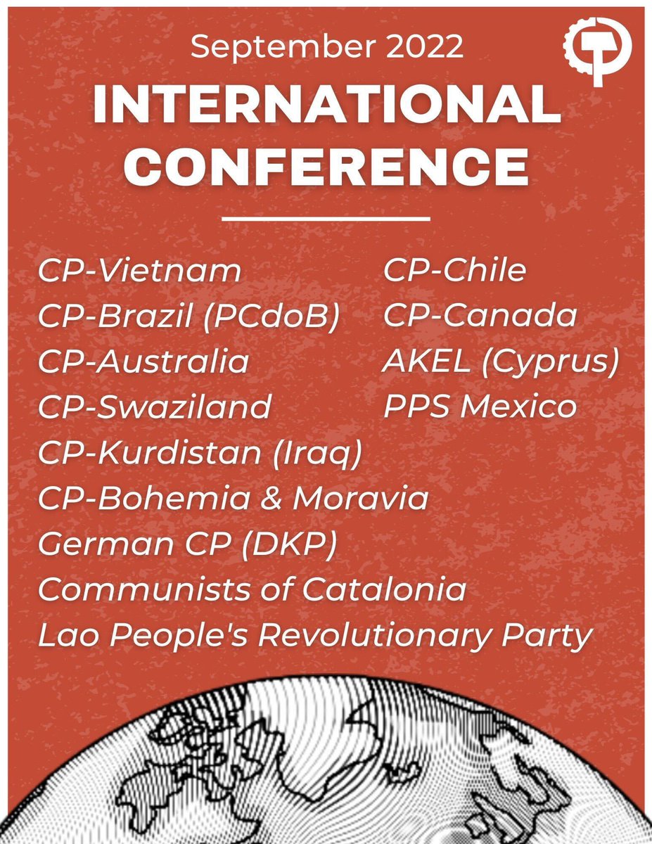 _SecondThought's tweet photo. Here's a peek at some of the communist parties from around the world that will be participating in CPUSA’s International Conference!

There are still more to be announced so make sure you don’t miss a single one by signing up to attend virtually below:

https://t.co/w73MrnPVlC https://t.co/syZllU3xbr
