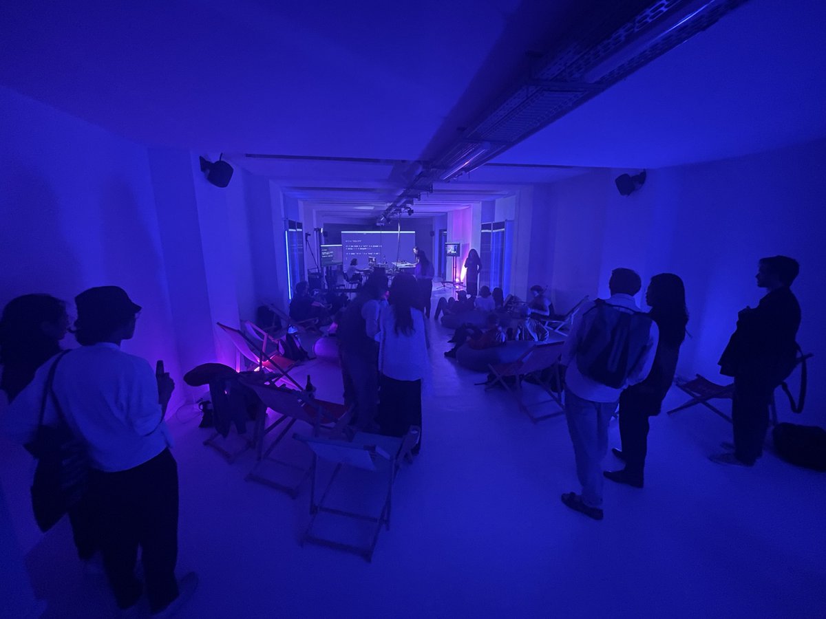 transmediale's tweet photo. Open studio with our current residents and artist talk at 18:00 this Saturday, August 27

@gsvoss
Antonia Hernández @cordltx
Nicole L’Huillier
Anna @engelhardt_x, @markcinkevich
Marc Lee

@ silent green Sommerfest
►https://t.co/KpDhkrs6pD https://t.co/aVpl49NPlU