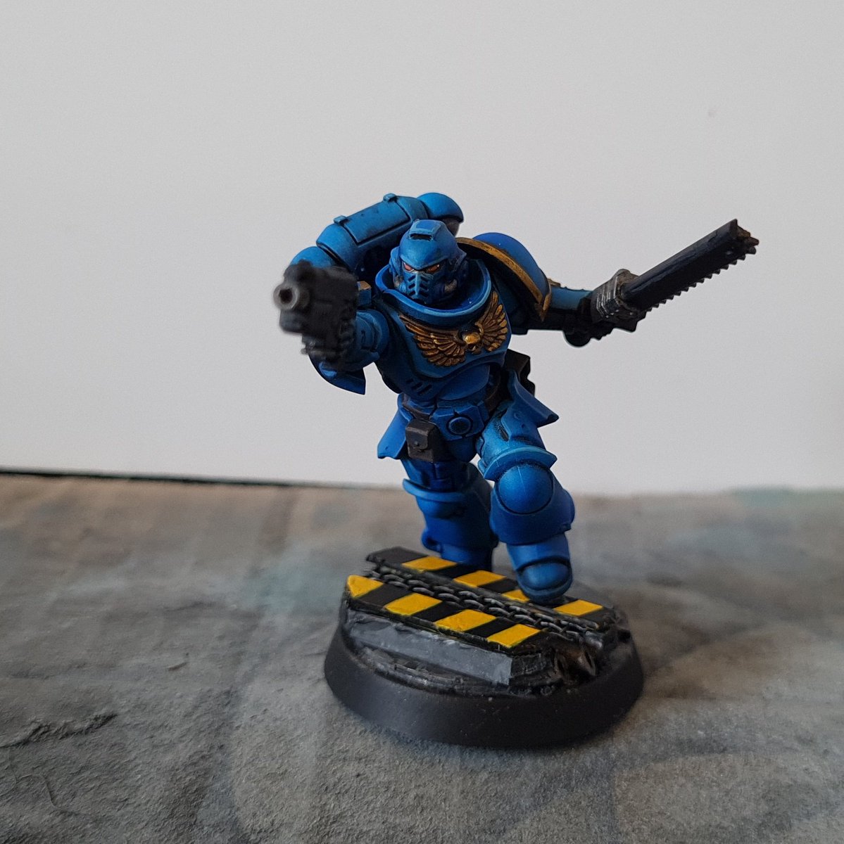 Thats the first member of the Intercessor Kill Team done! Excited to get them on the table! #WarhammerCommunity