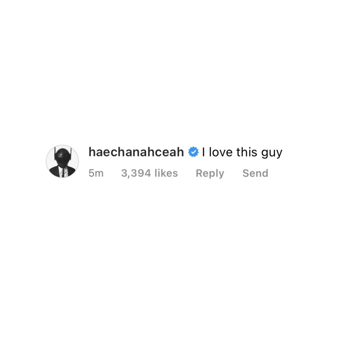Ieemarkees's tweet photo. haechan commented on nct 127 ig post help https://t.co/9tfE8Lck8z