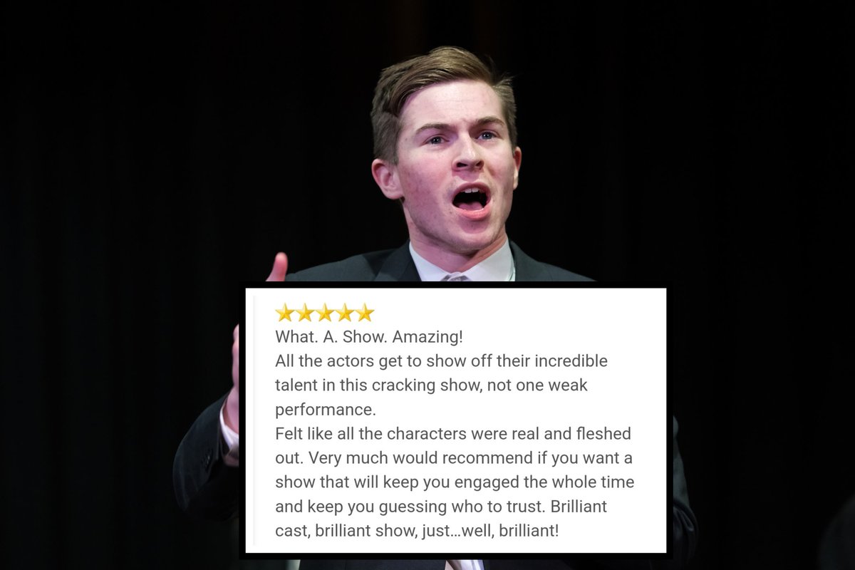 Pear_Production's tweet photo. We have but ONE show left. Consider us SHOCK'd and AWE'd🤯
We'd simply love to see as much of you as possible for our last outing! Here's a few of our great audience reviews for extra convincing😉
Grab your tickets! We hope to see you there👀
https://t.co/MdZhs26cMb

#onelastshow https://t.co/W6kjtPqvNe