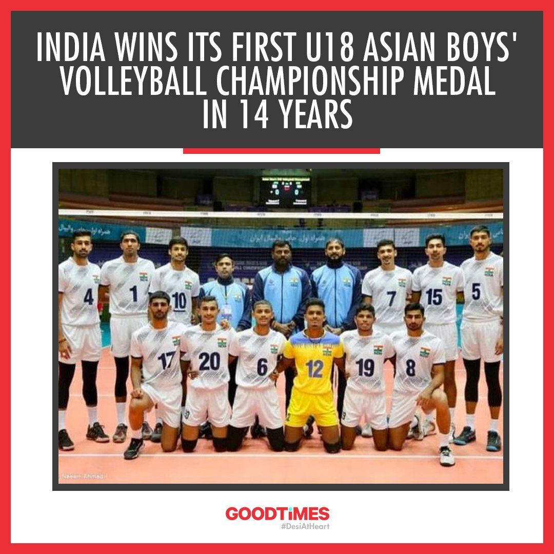 ndtvgoodtimes's tweet photo. #Mandla becomes India’s first fully #FunctionallyLiterate’ district
India wins its first U18 Asian Boys' #VolleyballChampionship medal in 14 years
#news #GoodNews #goodtimes https://t.co/WznTtZs2id