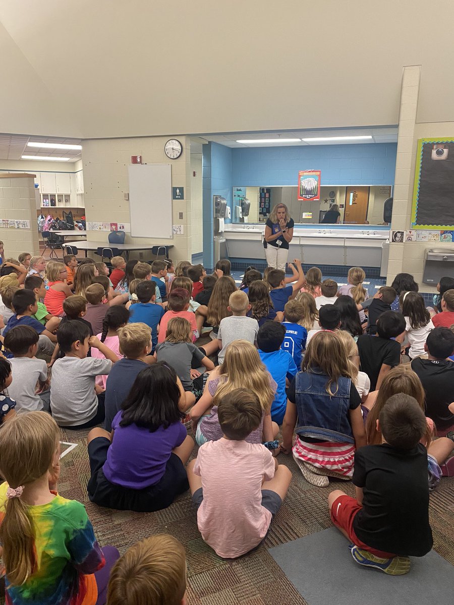 We were so excited to have Mrs. Piper read a story to help us build on our leadership skills today!