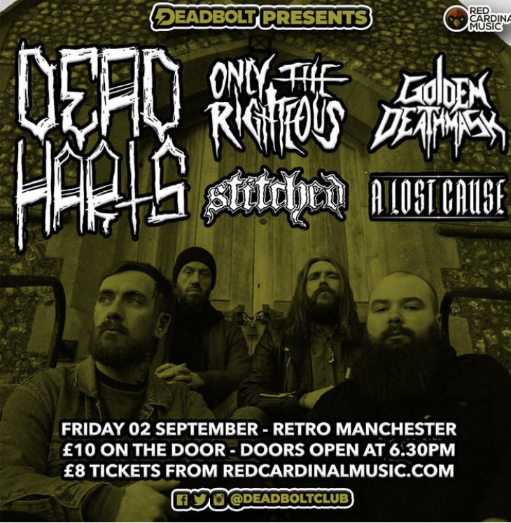 Alostcauseband's tweet photo. Manchester! We are excited to be part of this stacked line-up for @DeadboltClub 
Friday 2nd September at Retro Manchester

Get tickets with the link below!

https://t.co/dGhKQ5S77W
#manchester #livemusic https://t.co/WwNE7XWmWi