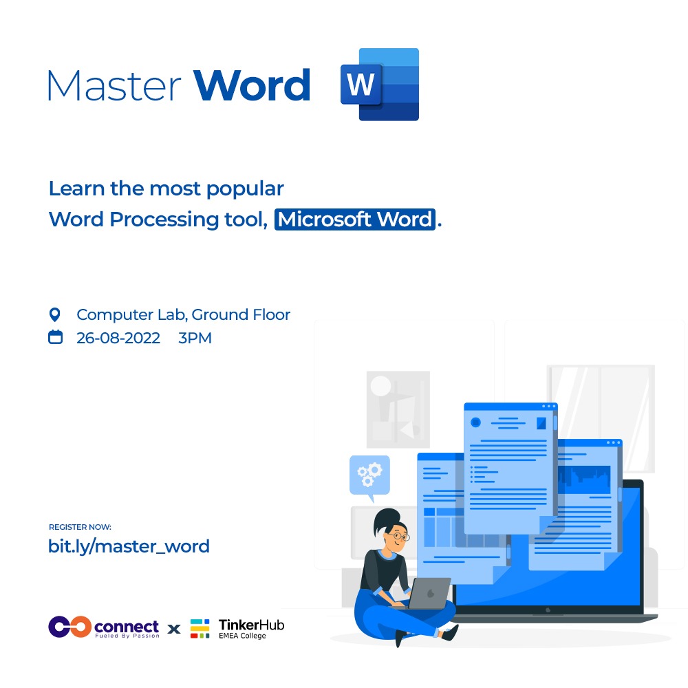 tinkerhubemea's tweet image. Master Word

Learn the most popular
Word Processing tool, Microsoft Word

Register Now:
bit.ly/master_word