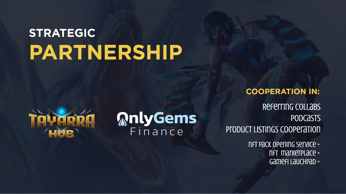 MRL_VIP's tweet photo. 🔮Tayarra Hub x OnlyGems Finance🧙‍♂️
🚀Strategic partnership🚀

We will cooperate on:
👉Referring clients
👉Podcast’s 
👉Product listings 

🔹OnlyGems Finance @OnlyGemsFinance 
Utility Driven Token, NFTs, Staking, Treasury, AMAs and our Level Up Agency.

Together we are strong! 🥳 https://t.co/R0Hken64pg