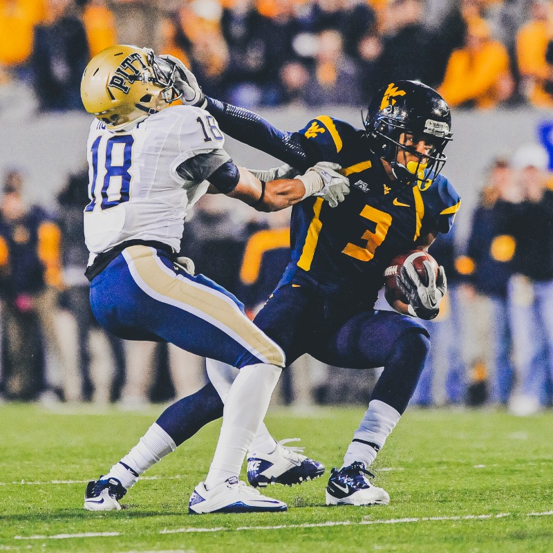 WVUfootball's tweet photo. Rivalry renewed.

The history. The tradition. 

The Brawl is back.

#BeatPitt