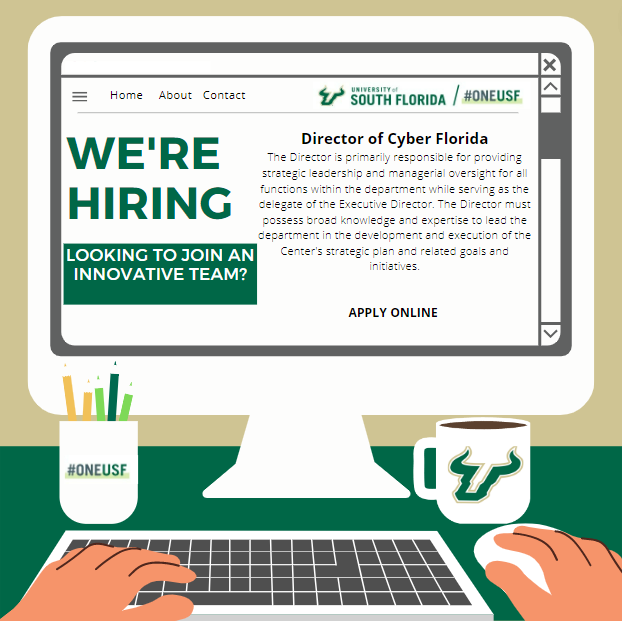 USF_HR's tweet photo. APPLY TODAY to be considered for this amazing opportunity!
Apply here: https://t.co/vJMfjHBC8Q https://t.co/ovGrBd8YgE