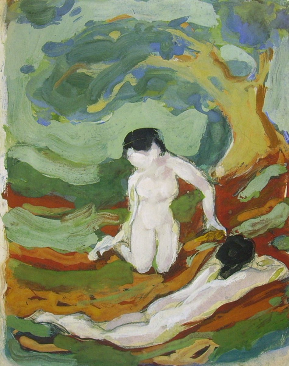 ValerioLivia's tweet photo. @albertopetro2 @JohnLee90252472 @cecchi_giovanna @PaolaToogoodxme @DavLucia @RitangelaPrivi1 @djolavarrieta @GerardLDonadoni @AlessandraCicc6 @gori_magnani @CaterinaCategio @ManuelaDora @doritadia @albert_cunill @GiuseppeTurrisi @AnnaMar90949897 @Messe11 @paoloigna1 @EnricoCastrovil @twicolombotter @GiardinoPietro @SgherriSimona @MarisaPetrina @ANNAMAMARIABIA1 @Petra71301259 @FriendArt_ @LaPaginaArte @Rebeka80721106 @smarucci461 @BryanMatthews23 @migliaccio31 @agustin_gut @dianadep1 @BB_Aesztia @revove22454 @hayertalbe @Sensibilia8 @giuseppenotarn1 @marcovolpicell Buonasera, Alberto 👍🧖
~Franz Marc
~Due nudi sotto gli alberi
1910
Collezione privata https://t.co/l09RmYDGBC