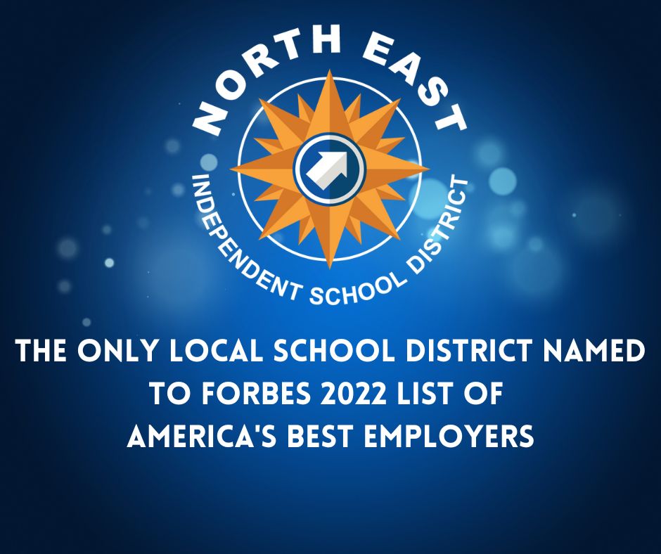 NEISD's tweet photo. NEISD named one of America’s Best Employers!

For the third year in a row, North East ISD has been named one of America's Best Employers by @Forbes  Magazine. #theNEISDway https://t.co/x5BI5BSsRr https://t.co/nN3C6Pce19