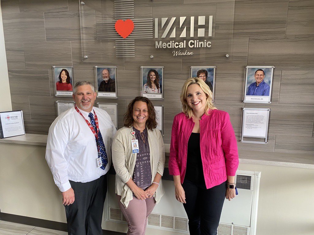 Ashley Hinson on Twitter "Started off the day at Veterans Memorial Hospital in Waukon. We