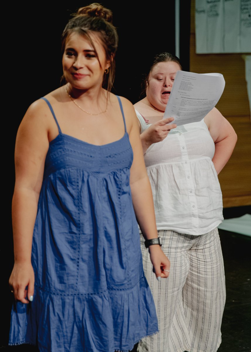 AAA_Prods's tweet photo. There’s only 1 week until NOT F**KIN SORRY starts at @sohotheatre✨In the run up to the show starting on 31st Aug we’ll be sharing some sneak peek rehearsal images

Starting with these photos of the cast rehearsing with some of their fab creative collaborators

📸@HannahDingle https://t.co/o8OGKYch5y