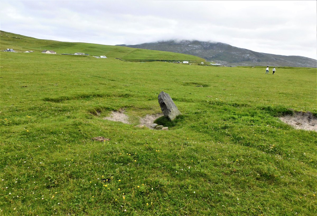 Borve Standing Stone, west coast Barra.