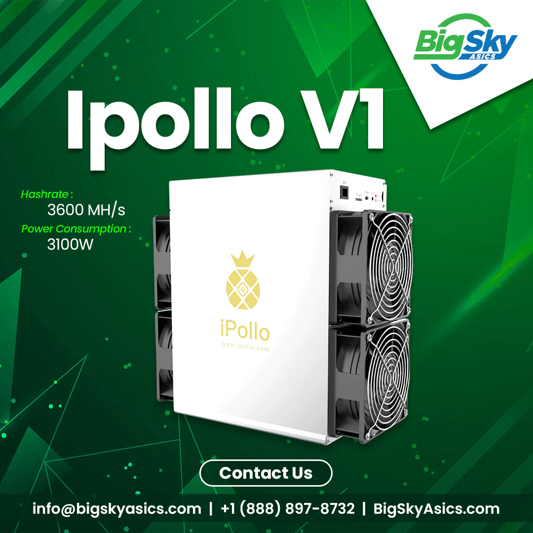 bigskyasics's tweet photo. Model iPollo V1 3600 MH from the iPollo family uses the Ethash algorithm to mine with a maximum hashrate of 3600 MH/s and power consumption of 3100W. 
Click here to order: https://t.co/RkBxStnE7z
Chat with us: https://t.co/qENDNu1Hkt
#cryptominer #miningindustry #Ipollo #crypto https://t.co/sCHsgVd4YJ