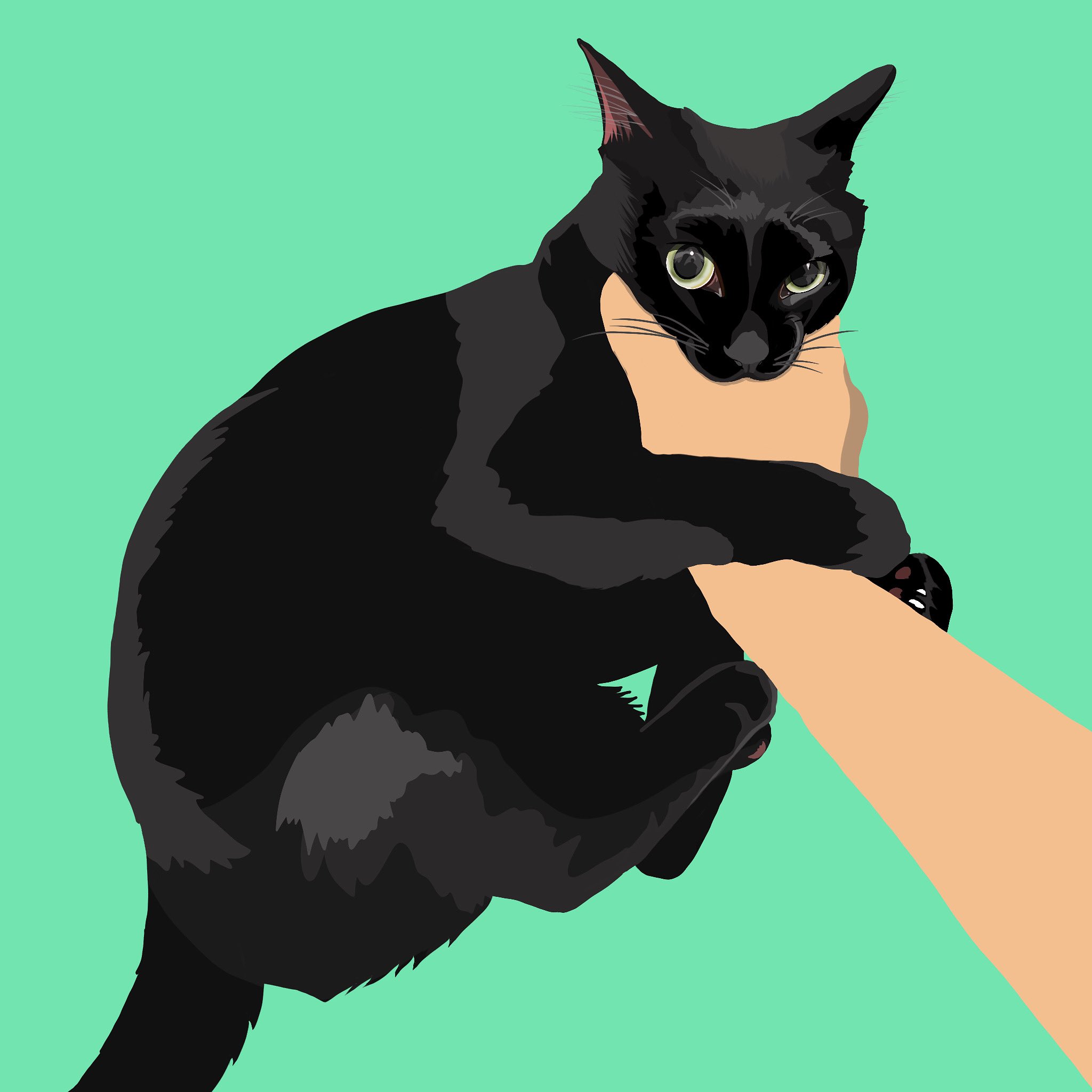 黒猫イラスト Twitter Search Twitter