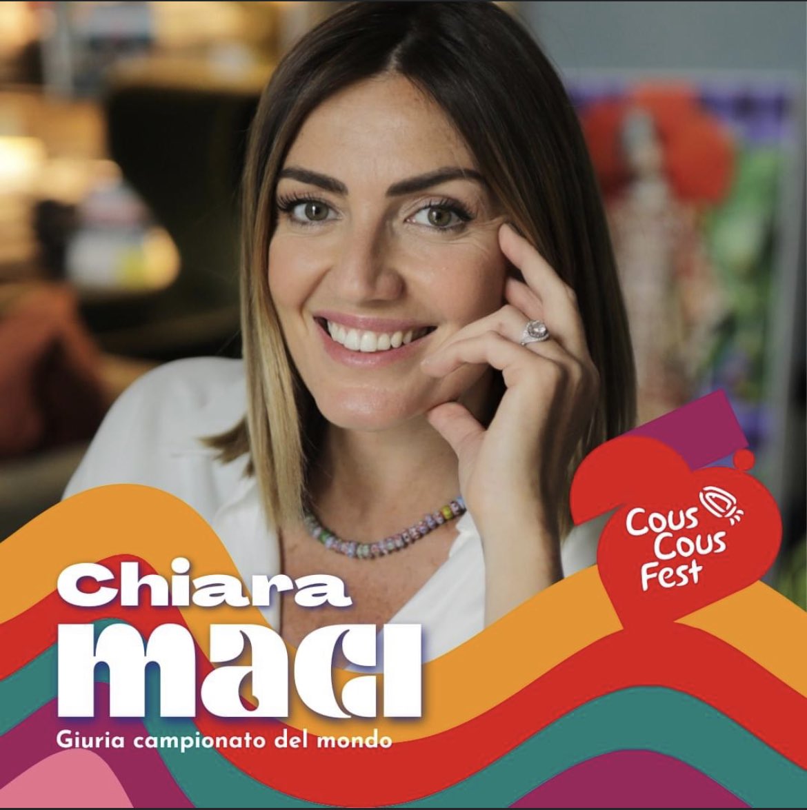 <a href="/ChiaraMaci/">Chiara Maci</a> tra gli ospiti del 25^ #couscousfest a #sanvitolocapo. Sarà uno degli esperti della giuria del <a href="/Bia_couscous/">Bia  cous cous</a> championship il campionato del #mondo di #couscous #chiaramaci #sicilia #trapani #food #festival #LiveEvent