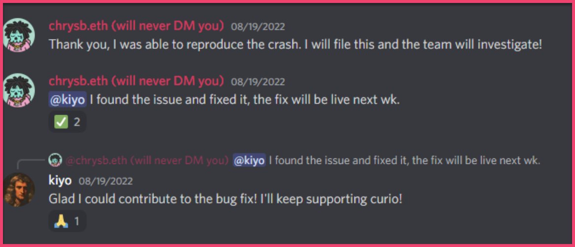 curiotools's tweet photo. Looking for a team you can count on when you need support?๐
Mint your #CurioKey on September 10th! ๐
You'll take comfort in knowing you are always treated as a VIP at Curio.
Curio Key holders get Priority Support if they are in need of help.
#CurioPro #VIPSupport #WeCare https://t.co/xdeSKijI6J