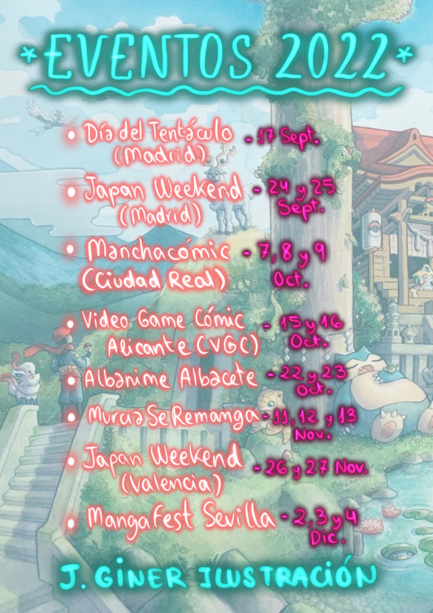 Jennestudios's tweet photo. 🔥OJO IMPORTANTE HACEDME TOD@S CASO D:🔥

Aquí os dejo la lista de TODOS los eventos a los que voy a asistir desde Septiembre a Diciembre :3

Los interesados PORFI dadle RT o descargadlo, que no puedo ponerlo en comentarios fijados gracias🥺💖💖 https://t.co/D79xzoWVYn