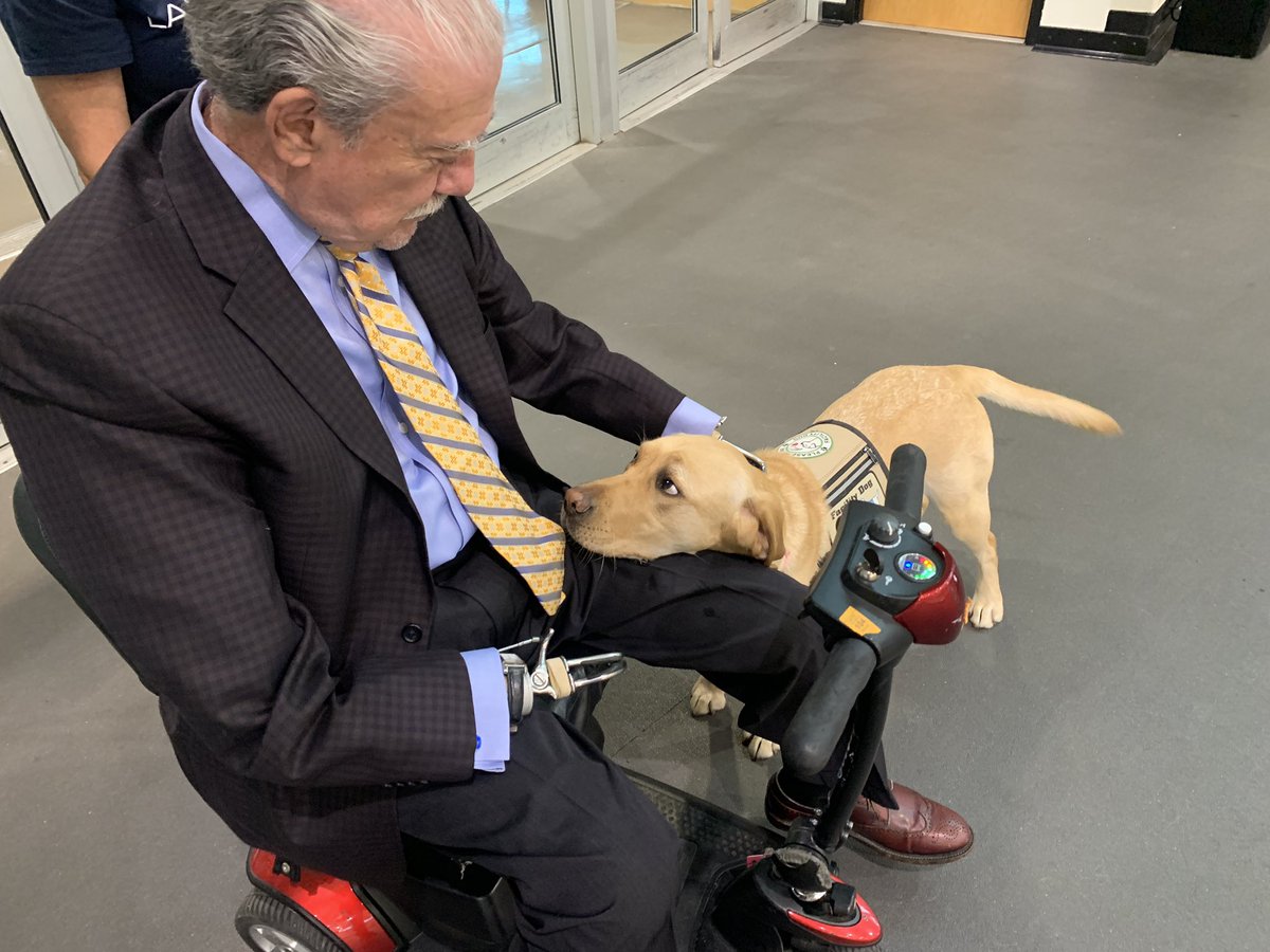 The Lakeshore Foundation recently made a new hire they say is already bringing much encouragement, friendliness, and motivation. Meet Tune; she a two-year-old facility dog who’s making members smile.