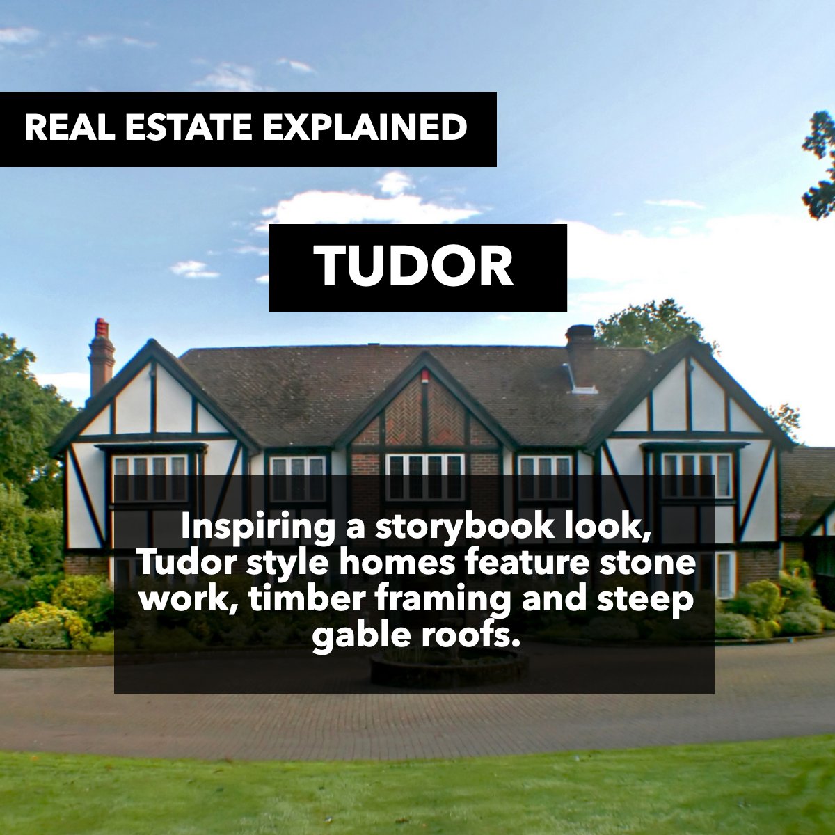 Charming, intricate, and classic, they have been an iconic home style in North America since the 19th century. 🏘️

#tudorstylearchitecture #tudorstylehome #styletudors
 #listingstoleads