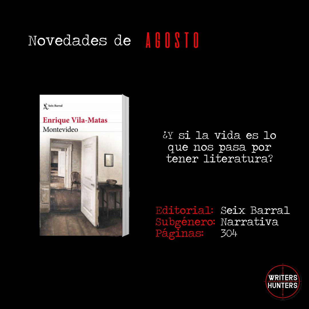 WritersHunters's tweet photo. #NovedadesLiterarias⁣⁣
El narrador comienza a observar señales en puertas y en cuartos contiguos, que le van devolviendo sigilosamente a la escritura, al deseo de transformar en láminas de vida ciertas experiencias que, como mínimo, piden a gritos ser narradas.
📆Desde el 31/8. https://t.co/hu8TIACWz5