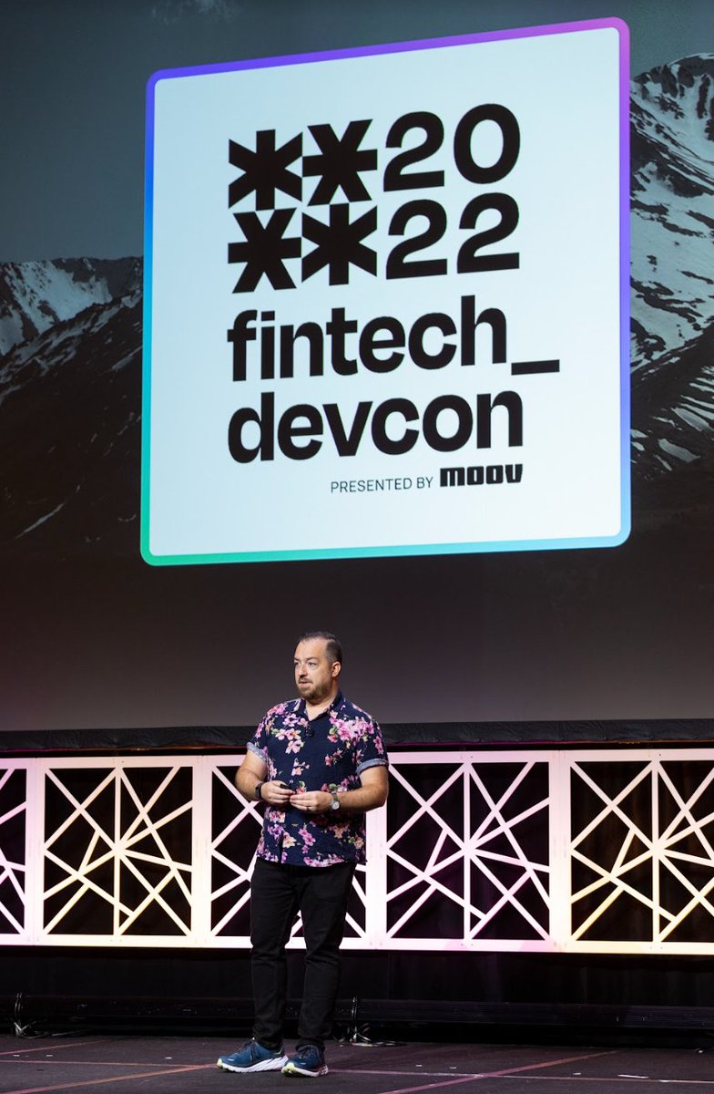 fintechdevcon's tweet photo. A huge thanks to @irreverentmike from @stripe for teaching #developers how to make magic with friction logs and other incredible tips. #BaaS https://t.co/vWfhnsQVIK