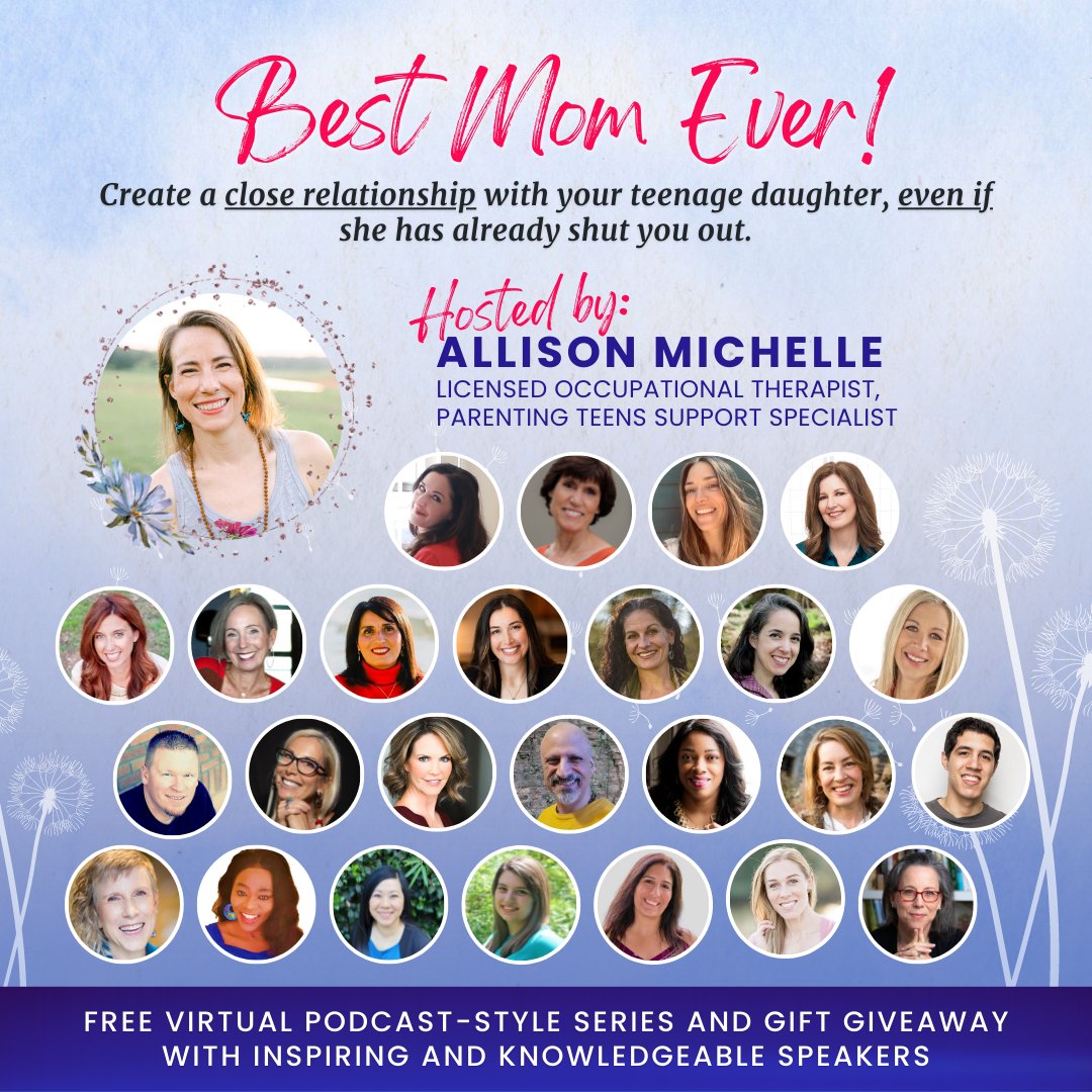 Having a trusting, happy, relationship with your teen is possible. This new way of parenting for a life-long, joyful, and fun relationship, is available to you right now. Join me &amp; 25 other speakers for this FREE Virtual Event here: allisonmichelle.krtra.com/t/9anwlpfrZQlF #backtoschool
