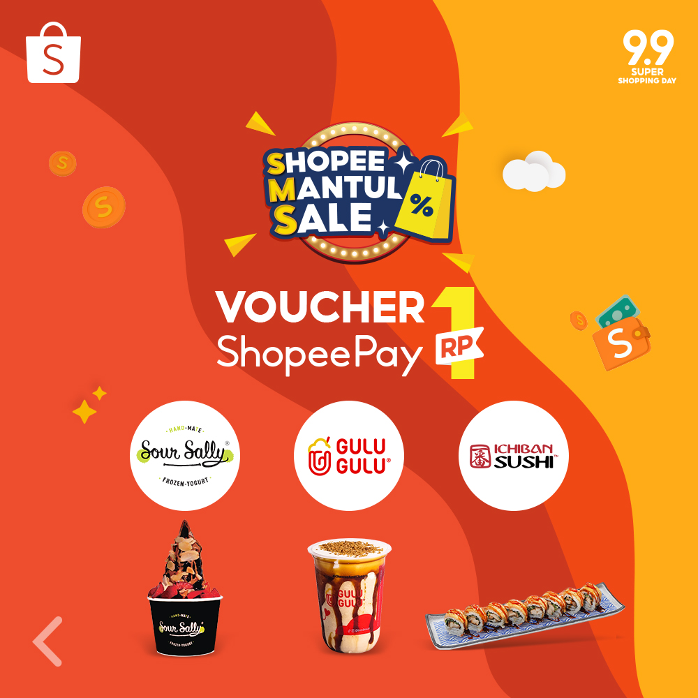 ShopeeID's tweet photo. Sobat Shopee, jangan lewatkan Shopee Mantul Sale, mulai 25-27 Agustus hanya di Shopee! 🤩✨

Ada banyak promo menantimu! Mulai dari Gratis Ongkir RP0 Semua Toko, ShopeePay THR Dapat 1,5 JT hingga Flash Sale Rp9.999. Cek info lengkapnya di sini 👉�� https://t.co/Qd8qRE55Jv #ShopeeID https://t.co/DGIwdvDzhi