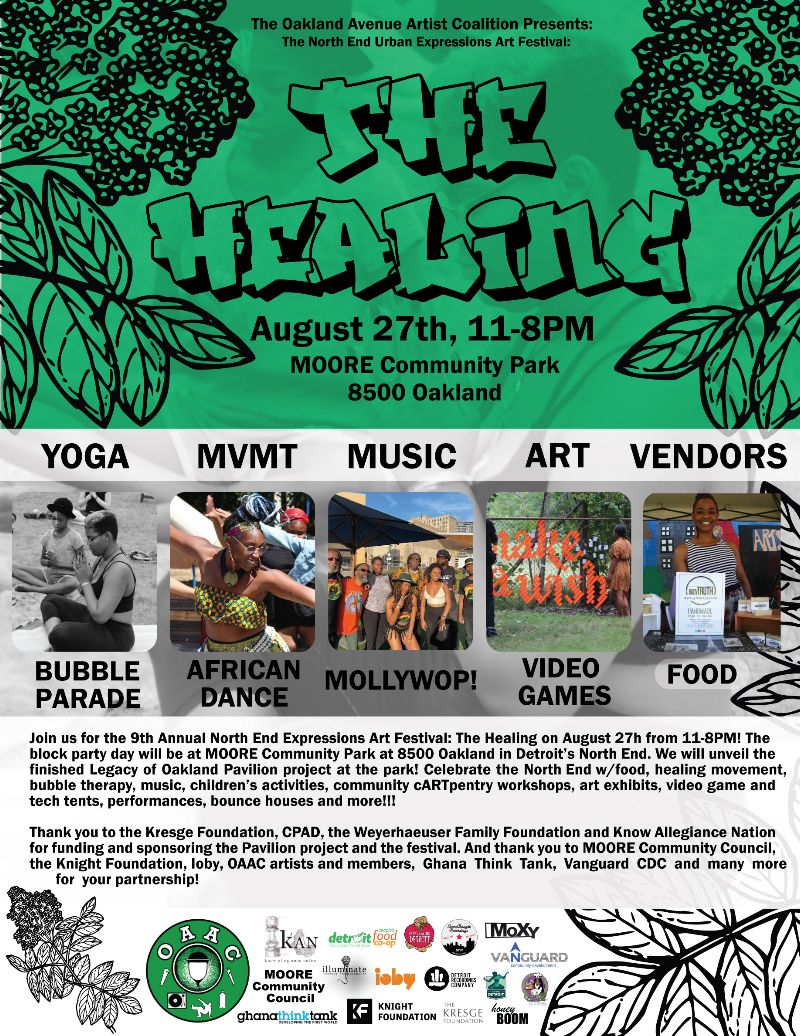 The Healing Festival Day 3: NE Planning Study Open House at Delores Bennett Park (444 Smith) at 5:30PM- mailchi.mp/fd24ea622240/t…