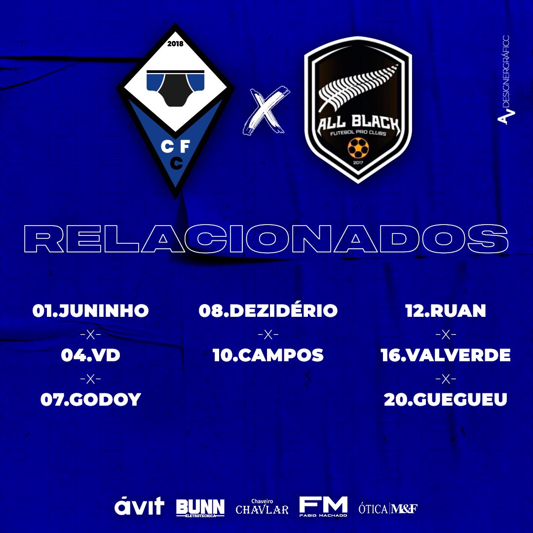 cuecafc's tweet photo. RELACIONADOS NA TELA!

Confira a lista dos atletas relacionados para a partida entre Cueca FC x All Black F.C.

Convocamos toda a nação, e juntos vamos em busca do resultado! 

#relacionados #cuecaemcampo #cfcxabf #cuecafc #2022 https://t.co/ccsjCxnebX