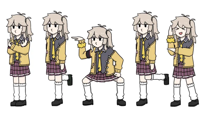 ちょい見せです、かなり疲れたゾ…あと2枚ずんだもん描いて寝マス() 