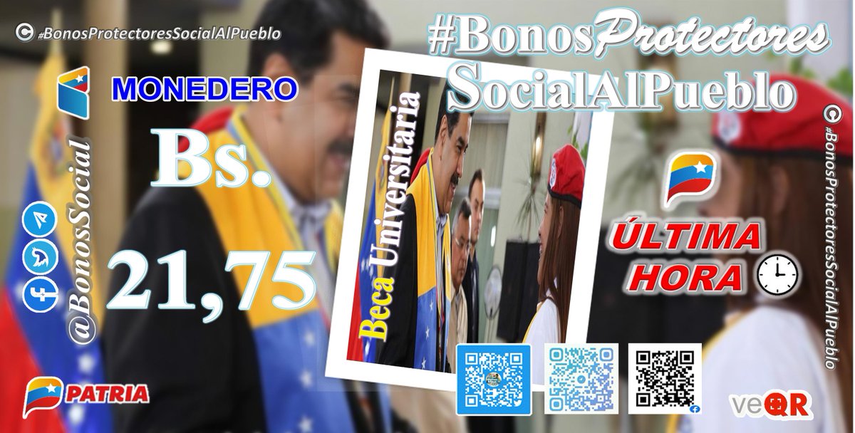 Bonos Protectores Social Al Pueblo tweet media
