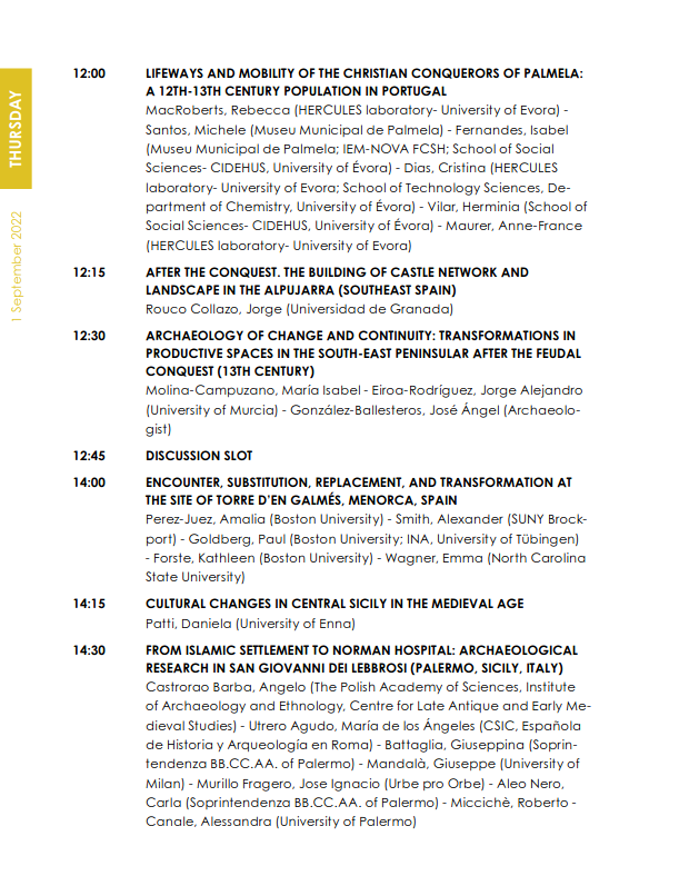 LoRproject's tweet photo. Next week our team will be at the 28th EAA Annual meeting in Budapest, where we have organized our own session. Check the program and join us if you are interested in medieval archaeology, castles, borders, migrations and paleoenvironmental changes.
@archaeologyEAA @MERC_Hub https://t.co/R8kVodkk2L