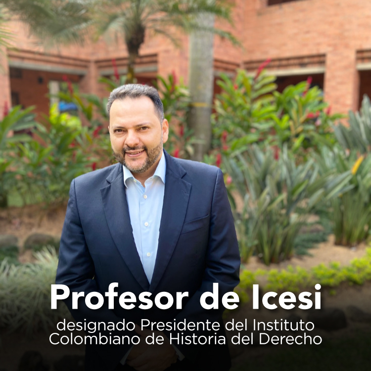Mario Cajas, jefe del Departamento de Estudios Jurídicos y profesor de la <a href="/fdcsIcesi/">Facultad de Ciencias Humanas Icesi</a>  fue designado Presidente del Instituto Colombiano de Historia del Derecho, ICHD.