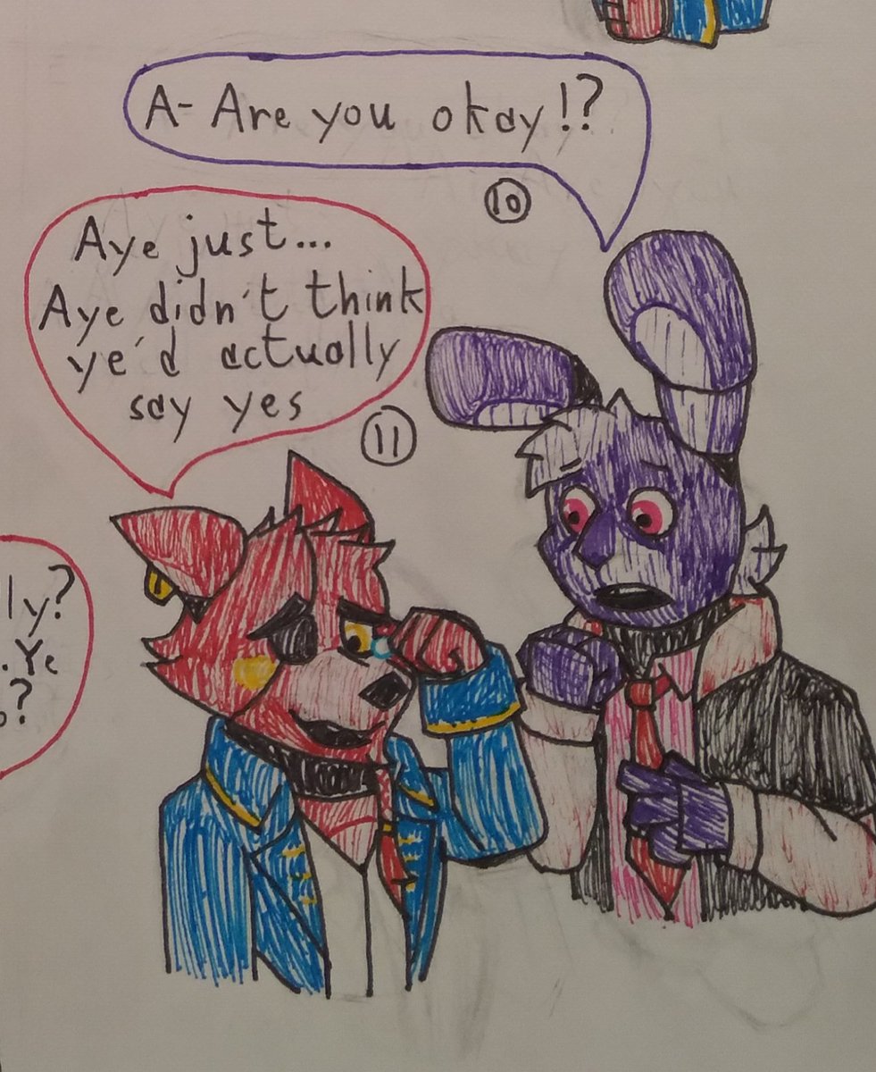 CoatOfCats's tweet photo. Seabun comic I made for practice 

#fnaf #bonniethebunny #foxythepirate #fonnie #boxy #seabun https://t.co/V07aQwwsX1