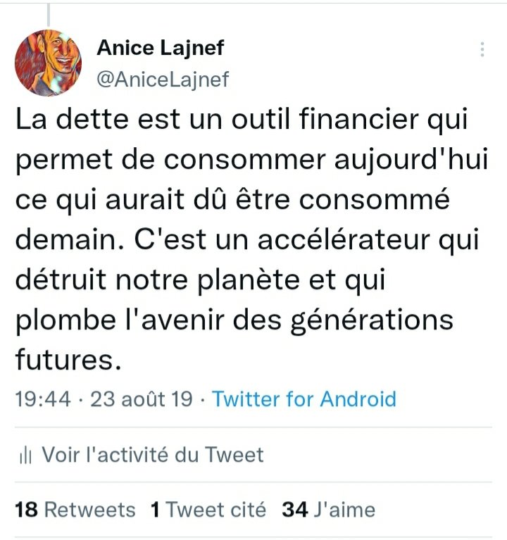AniceLajnef's tweet photo. Ce que #Macron nomme "abondance" a été permis par une économie dont le principe est de prendre de l'avance sur le temps grâce à la dette, grignotant les ressources des générations futures.

Immo, matières premières, dette publique : abondance pour les uns, disette pour les autres https://t.co/zvvFPK9PdN